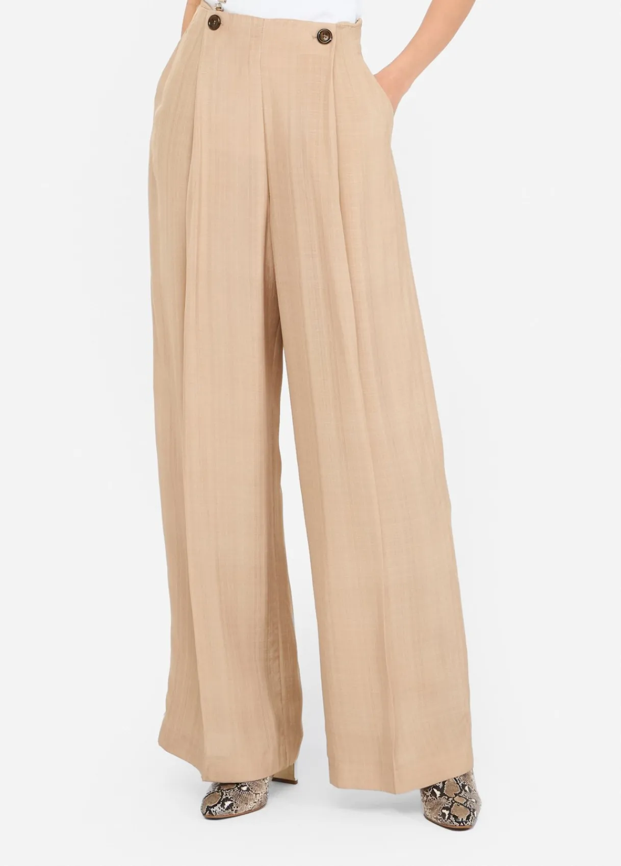 Liu Jo Pantalon large|Femme Pantalons|Tailleurs