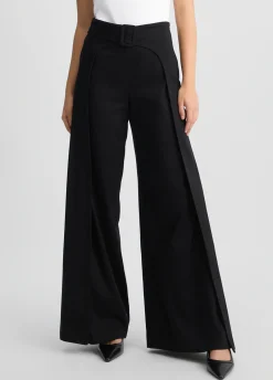 Liu Jo Pantalon large avec ceinture|Femme Pantalons