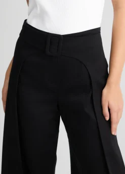 Liu Jo Pantalon large avec ceinture|Femme Pantalons