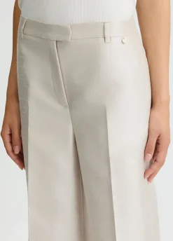 Liu Jo Pantalon long en shantung|Femme Pantalons|Cérémonie