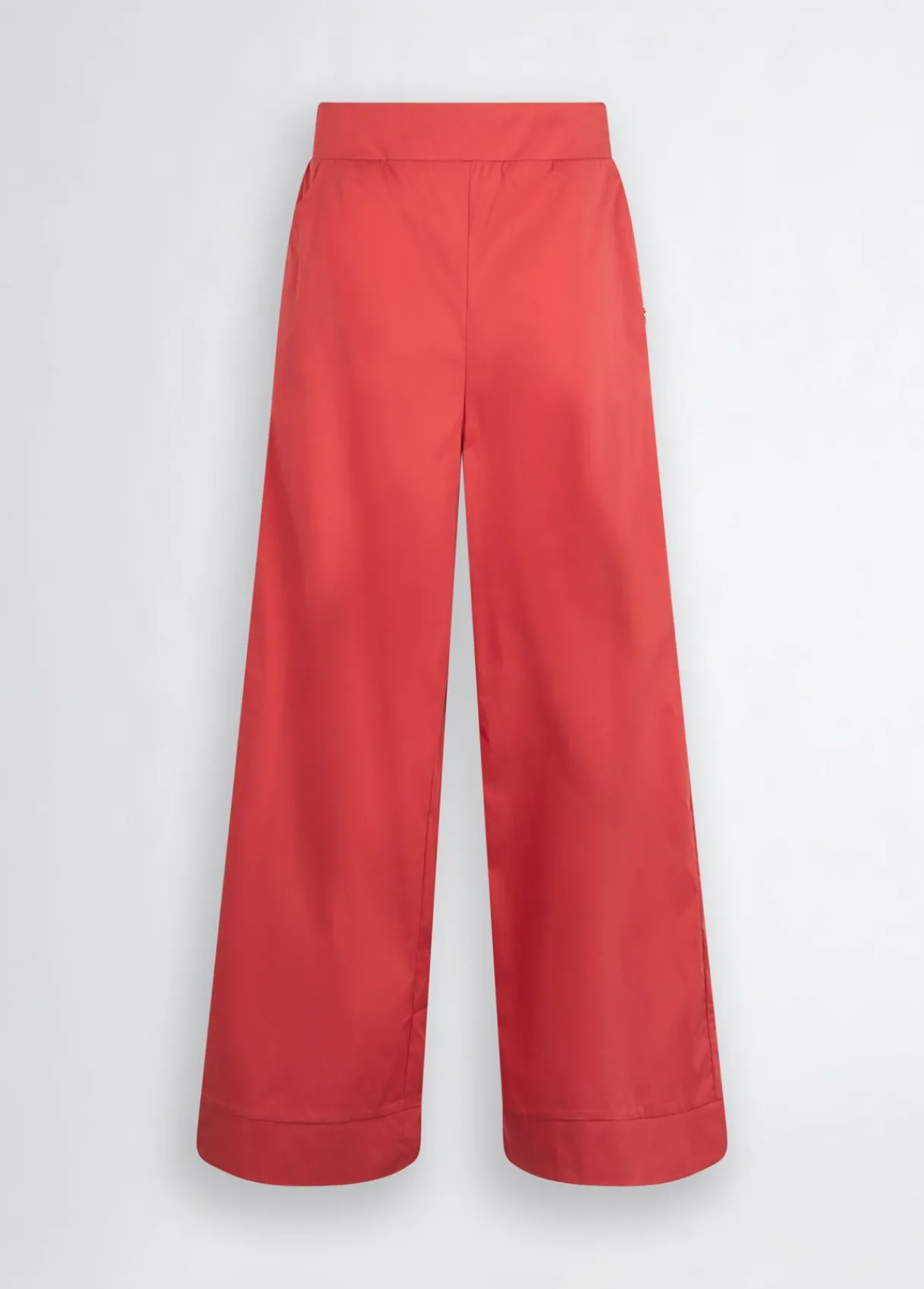 Liu Jo Pantalon palazzo en coton|Femme Mode Plage|Pantalons