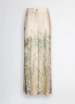 Liu Jo Pantalon palazzo en sergé imprimé|Femme Pantalons|Cérémonie