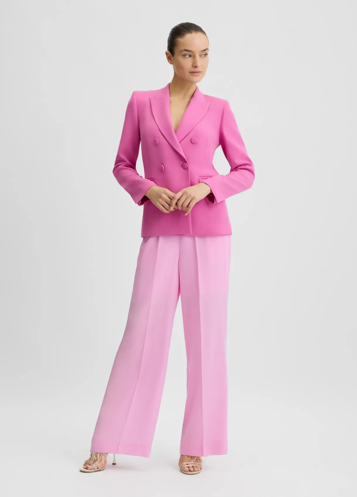 Liu Jo Pantalon palazzo en soie|Femme Pantalons|Tailleurs