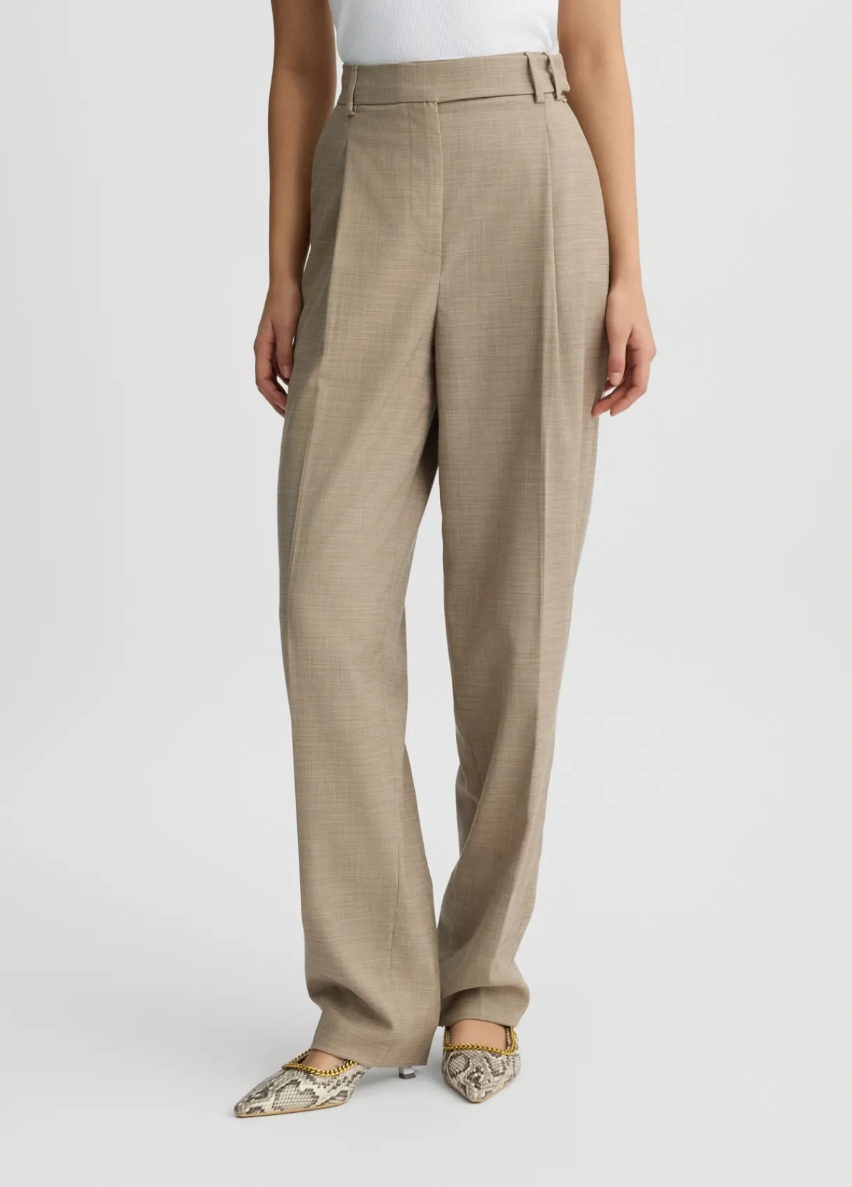 Liu Jo Pantalon taille haute|Femme Pantalons|Tailleurs