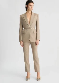 Liu Jo Pantalon taille haute|Femme Pantalons|Tailleurs