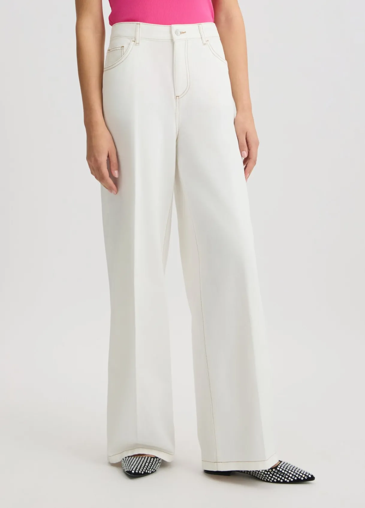 Liu Jo Pantalon évasé à taille haute|Femme Pantalons