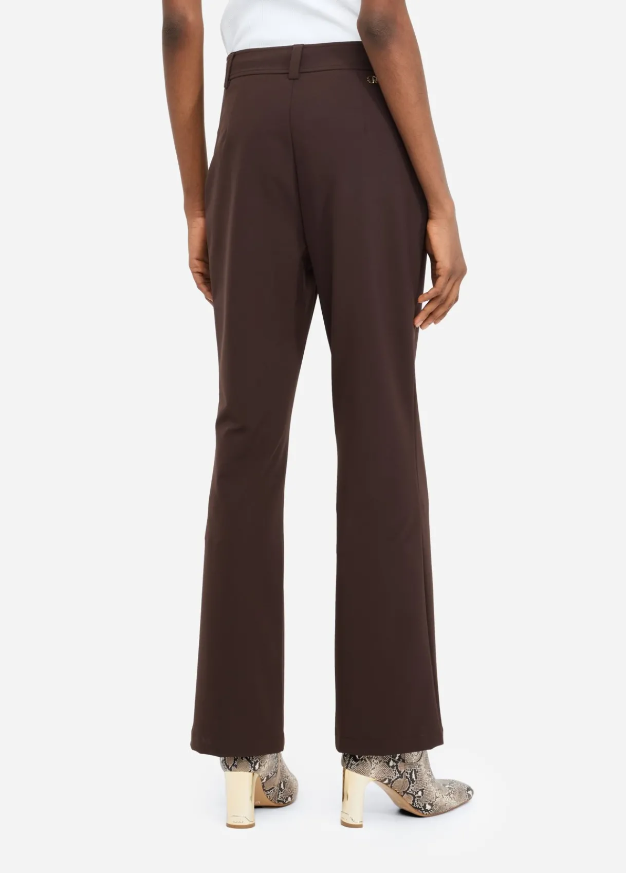 Liu Jo Pantalon évasé à taille haute|Femme Vêtements De Sport|Pantalons