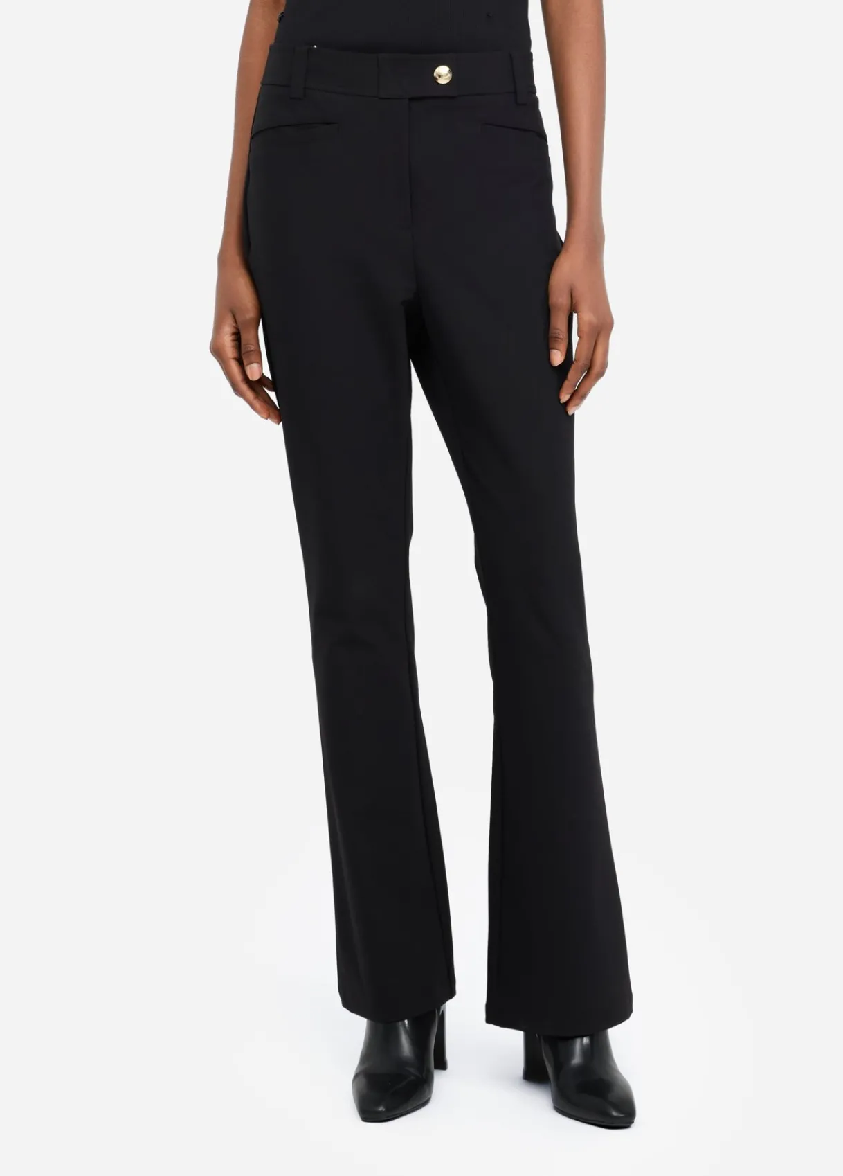 Liu Jo Pantalon évasé à taille haute|Femme Vêtements De Sport|Pantalons