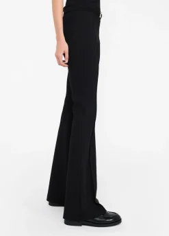 Liu Jo Pantalon évasé avec ceinture logotée|Femme Pantalons|Tailleurs