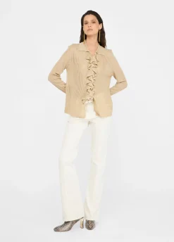 Liu Jo Pantalon évasé en bull de coton|Femme Pantalons