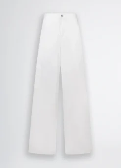 Liu Jo Pantalon évasé en coton|Femme Pantalons
