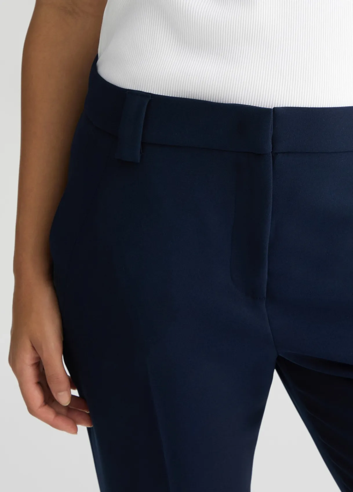 Liu Jo Pantalon évasé en crêpe cady|Femme Pantalons|Tailleurs