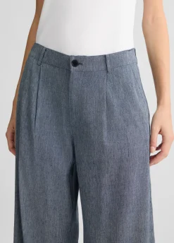 Liu Jo Pantalon évasé en denim|Femme Pantalons|Tailleurs