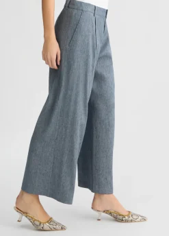 Liu Jo Pantalon évasé en denim|Femme Pantalons|Tailleurs