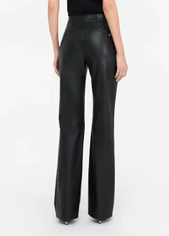 Liu Jo Pantalon évasé en tissu enduit|Femme Pantalons