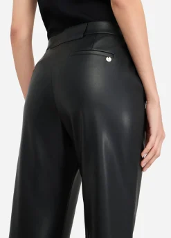 Liu Jo Pantalon évasé en tissu enduit|Femme Pantalons