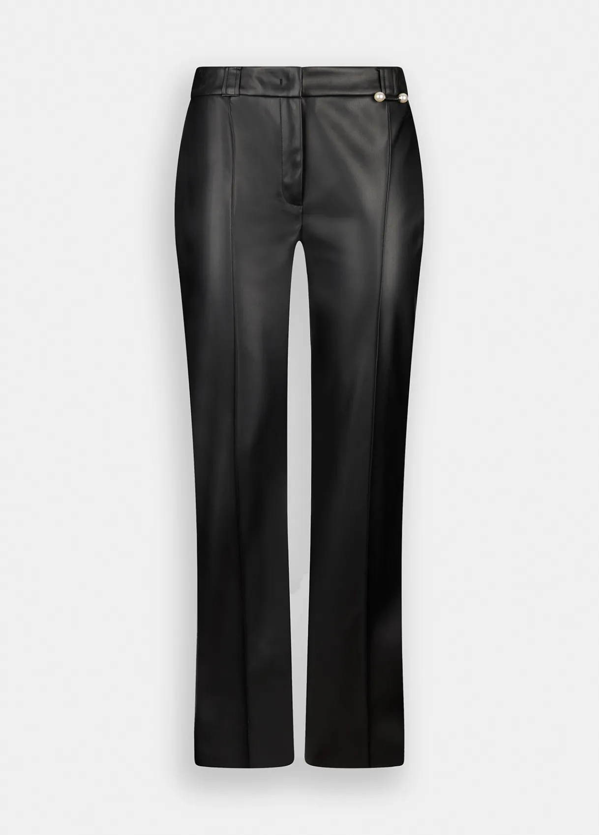 Liu Jo Pantalon évasé en tissu enduit|Femme Pantalons