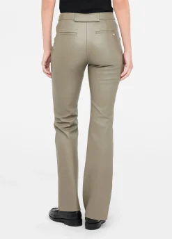Liu Jo Pantalon évasé en tissu enduit|Femme Pantalons