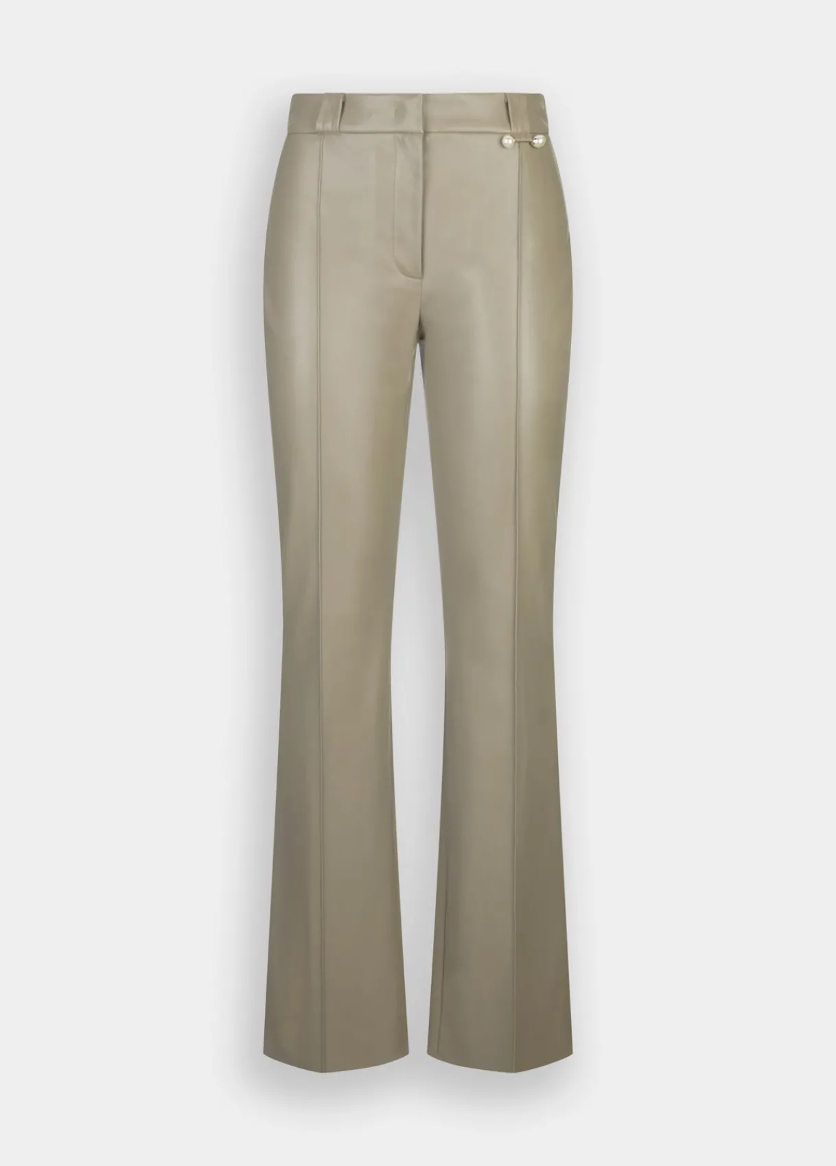 Liu Jo Pantalon évasé en tissu enduit|Femme Pantalons