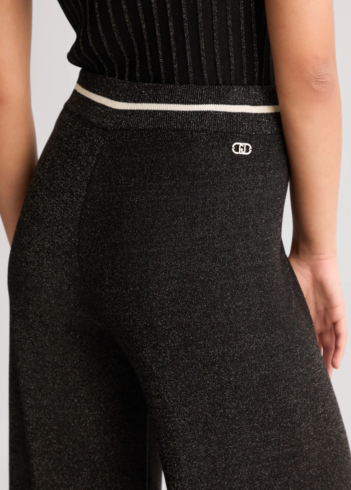 Liu Jo Pantalons larges en Lurex®|Femme Vêtements De Sport|Pantalons