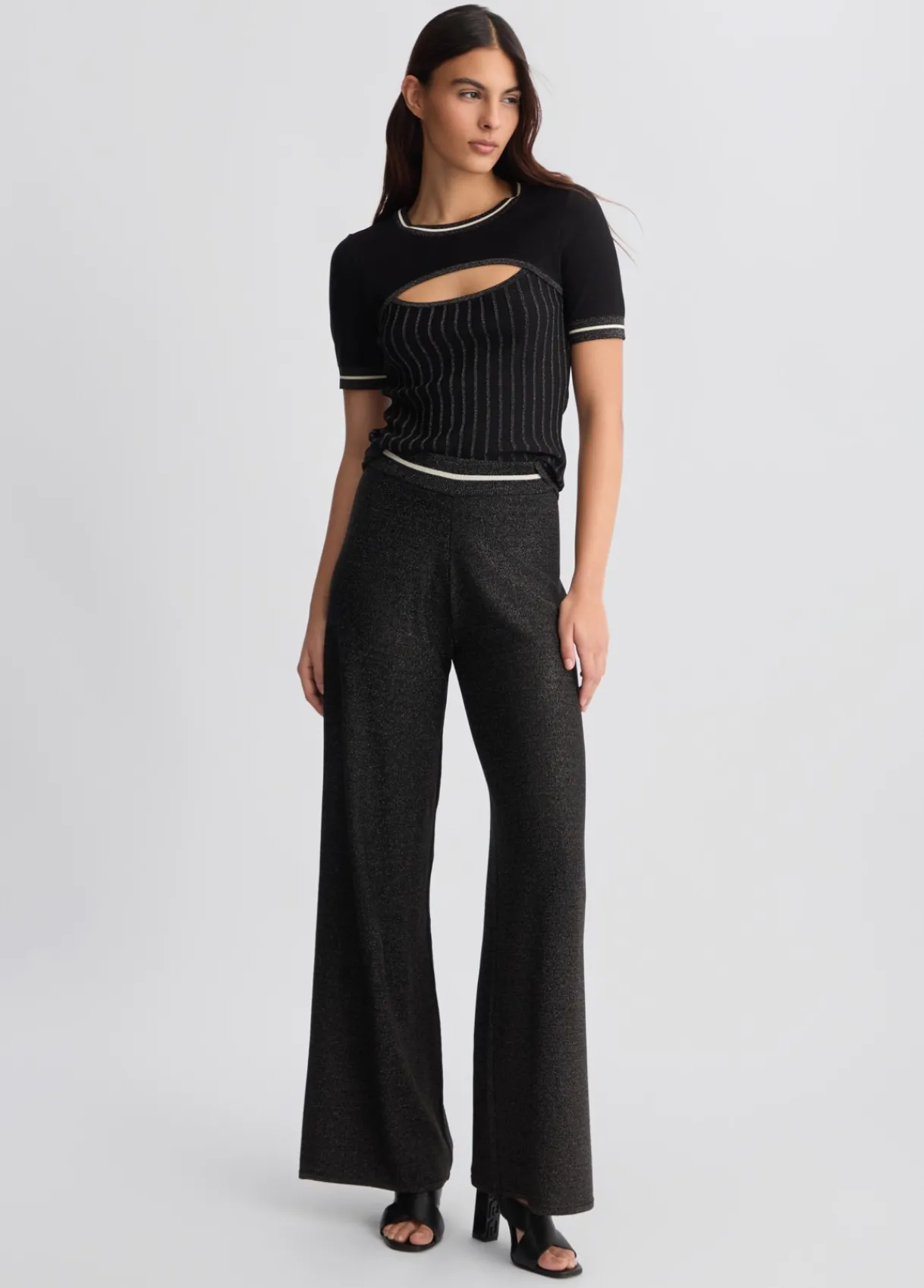 Liu Jo Pantalons larges en Lurex®|Femme Vêtements De Sport|Pantalons