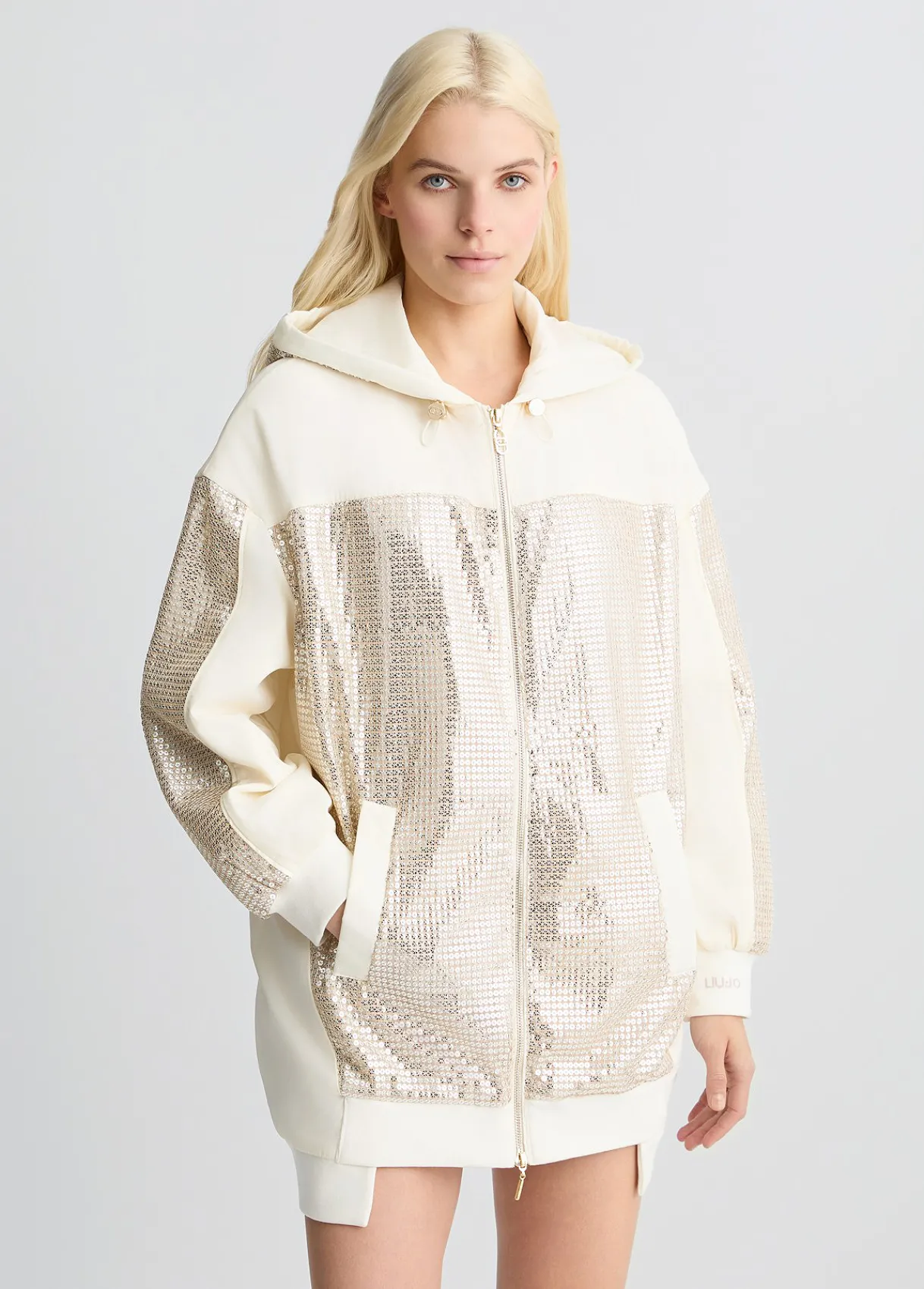 Liu Jo Parka avec paillettes|Femme Manteaux|Vêtements De Sport