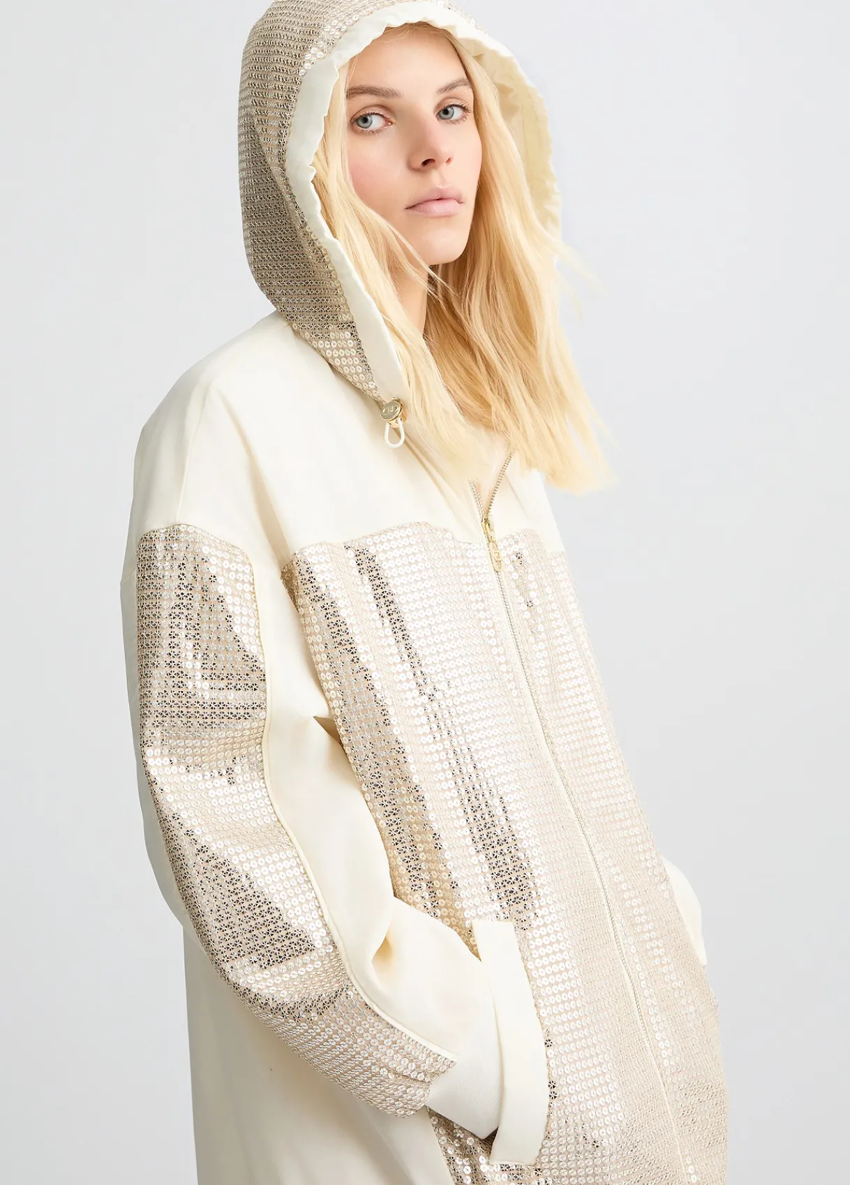 Liu Jo Parka avec paillettes|Femme Manteaux|Vêtements De Sport