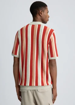 Liu Jo Polo à rayures en maille|Homme Pulls Et Sweaters