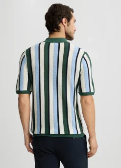 Liu Jo Polo à rayures en maille|Homme Pulls Et Sweaters