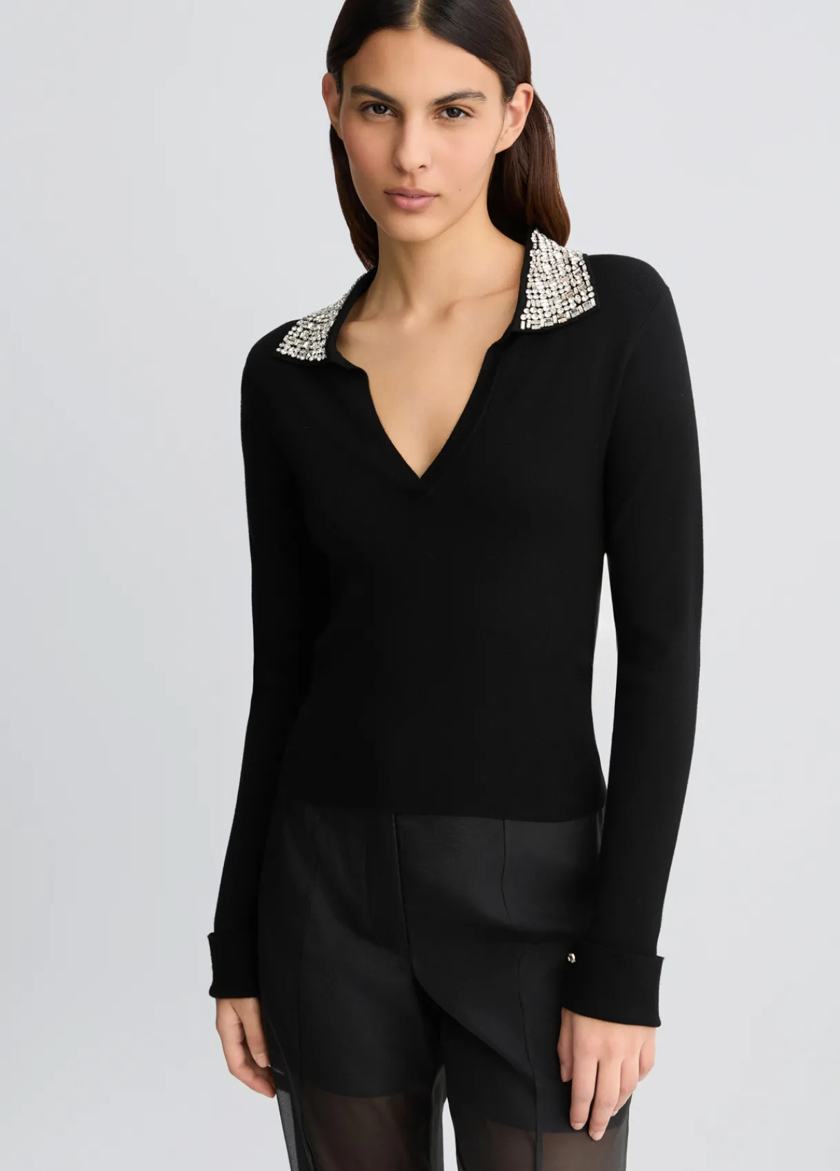 Liu Jo Polo avec Broderies Bijoux|Femme Mailles
