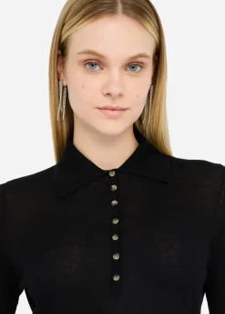 Liu Jo Polo en coton et cachemire|Femme Mailles