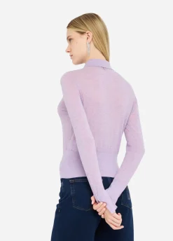 Liu Jo Polo en coton et cachemire|Femme Mailles