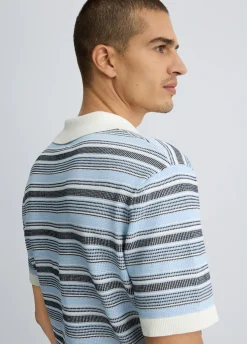 Liu Jo Polo en jacquard pour homme|Homme Pulls Et Sweaters|Polos Et T-Shirts