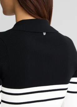 Liu Jo Polo en maille à rayures|Femme Mailles