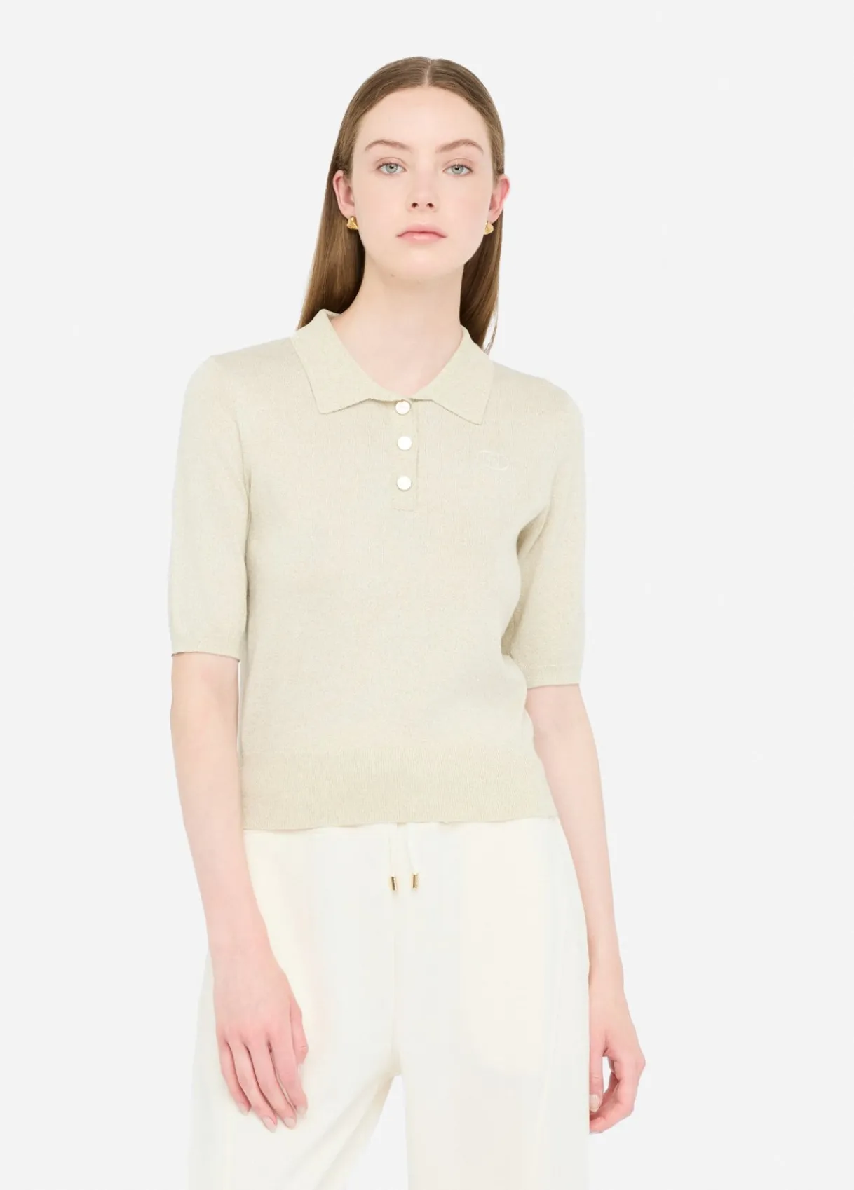 Liu Jo Polo en maille Lurex®|Femme Mailles