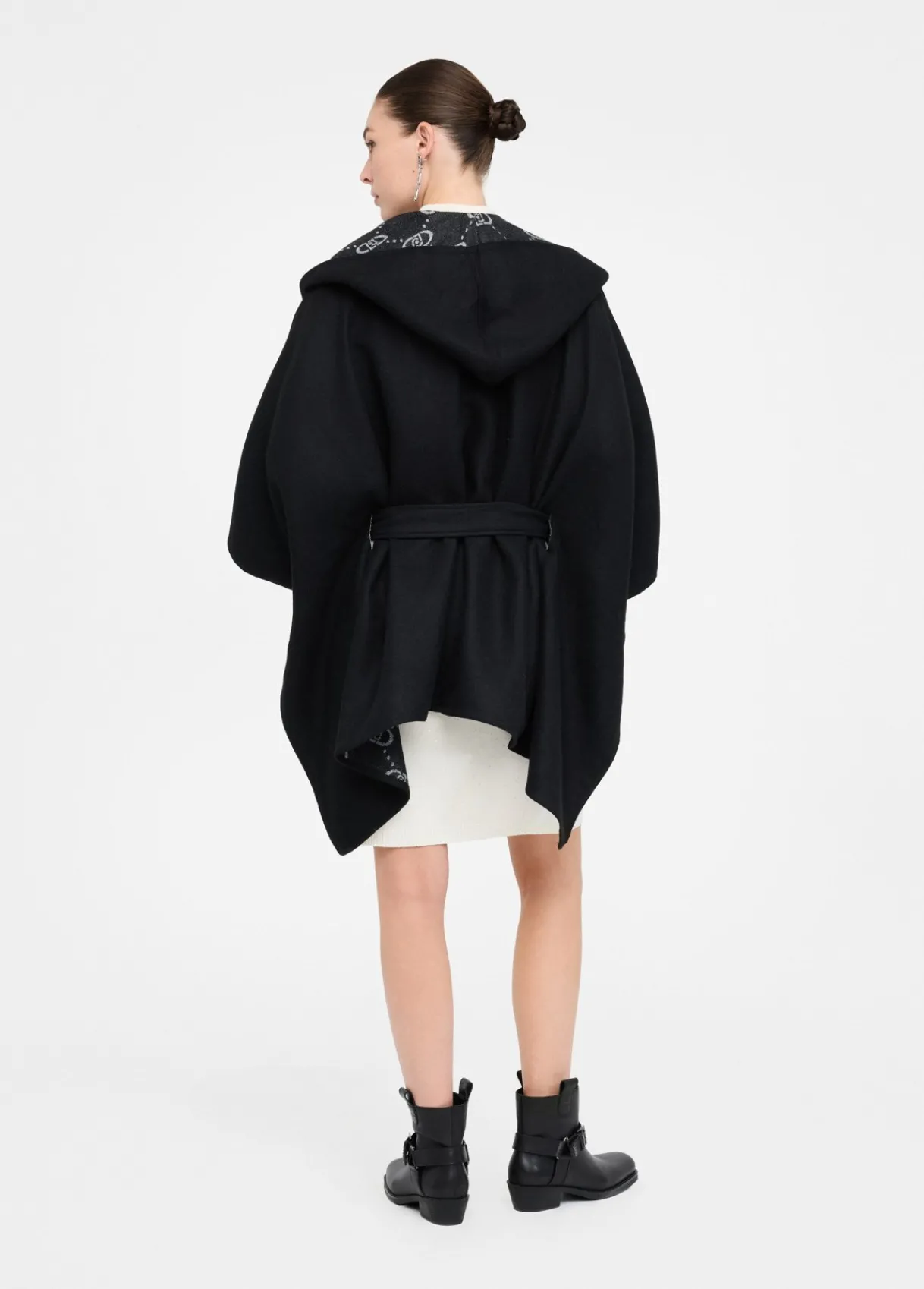 Liu Jo Poncho à capuche|Femme Manteaux