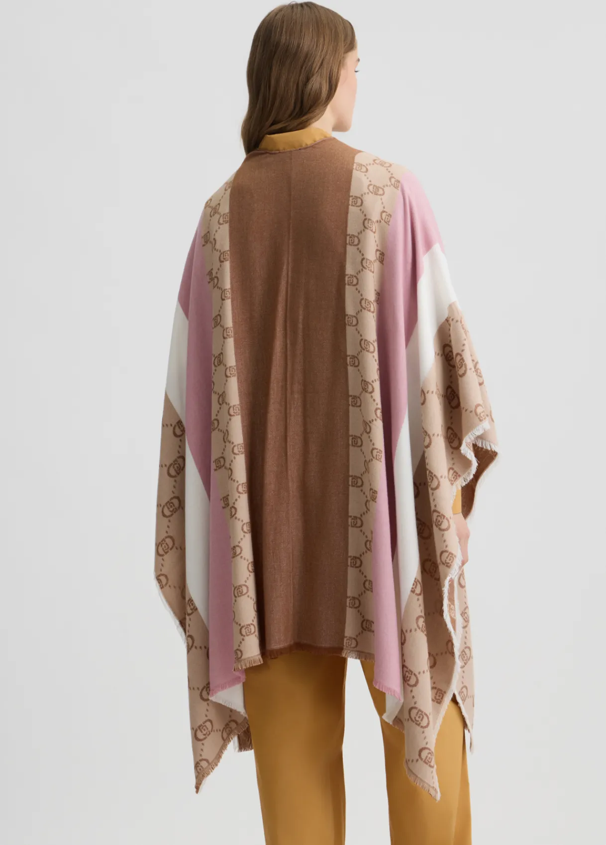 Liu Jo Poncho avec logo monogramme|Femme Manteaux