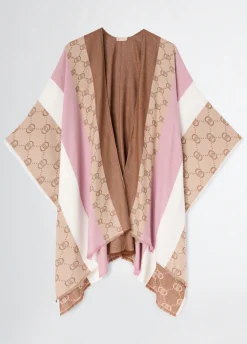 Liu Jo Poncho avec logo monogramme|Femme Manteaux