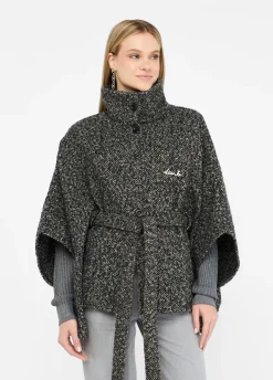 Liu Jo Poncho ceinturé|Femme Manteaux