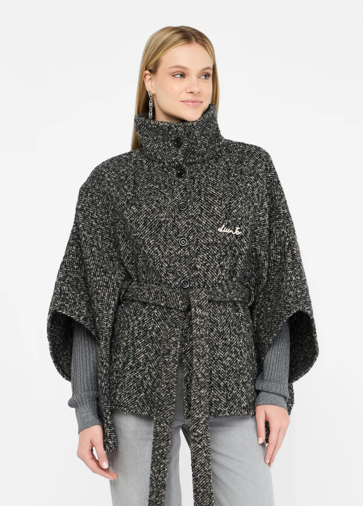 Liu Jo Poncho ceinturé|Femme Manteaux