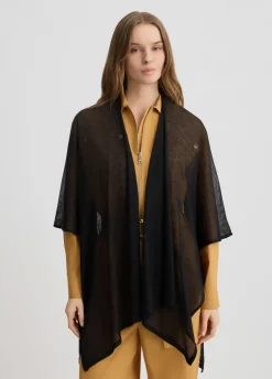 Liu Jo Poncho en maille Lurex®|Femme Manteaux