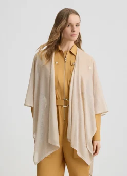 Liu Jo Poncho en maille Lurex®|Femme Manteaux