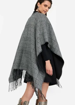Liu Jo Poncho prince-de-galles|Femme Manteaux