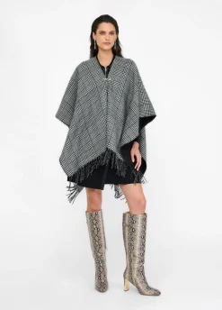 Liu Jo Poncho prince-de-galles|Femme Manteaux
