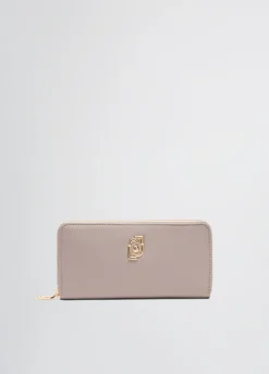 Liu Jo Portefeuille grand format zippé tout autour en nylon|Femme Portefeuilles