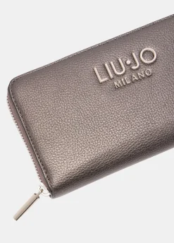 Liu Jo Portefeuille grand format avec zip tout autour|Femme Portefeuilles
