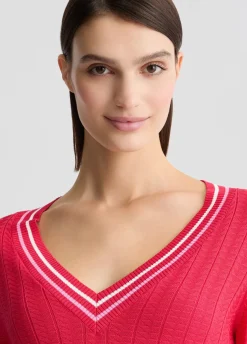 Liu Jo Pull à col en V|Femme Vêtements De Sport|Mailles