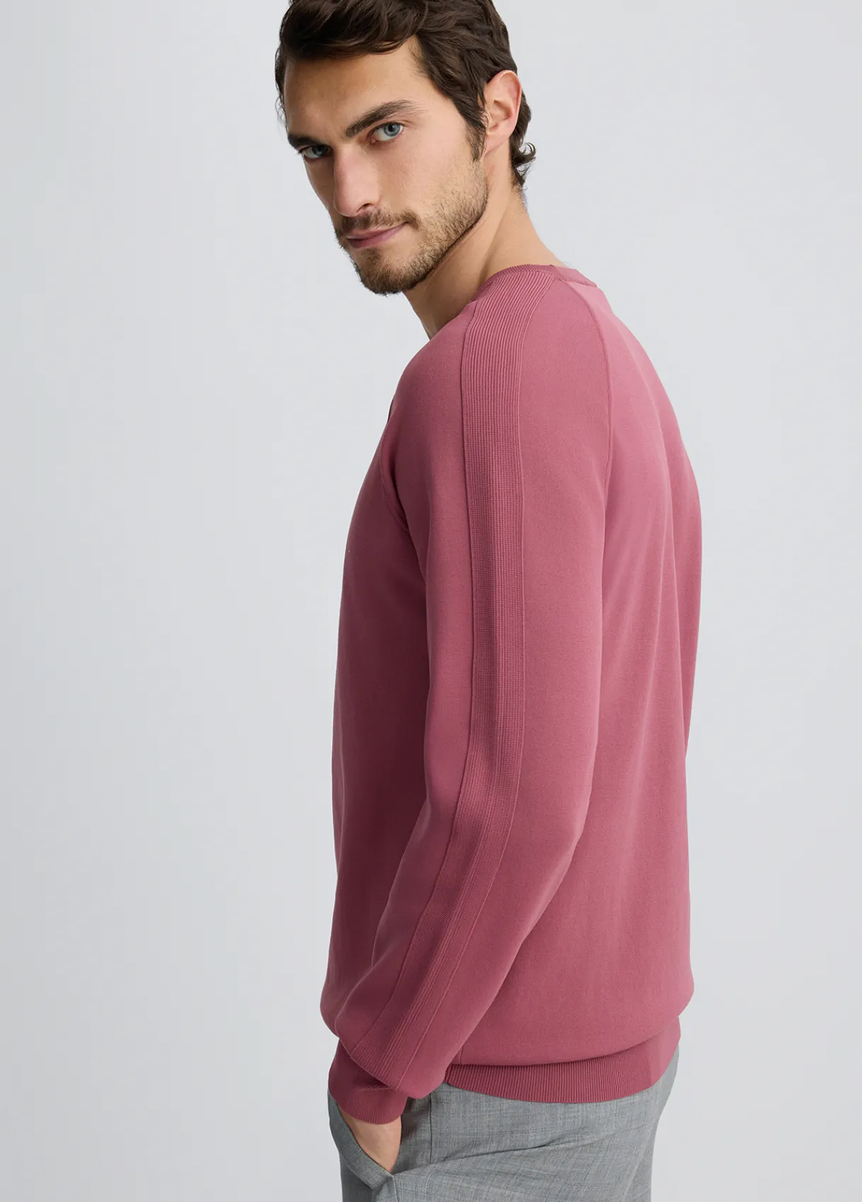 Liu Jo Pull à col rond framboise|Homme Pulls Et Sweaters