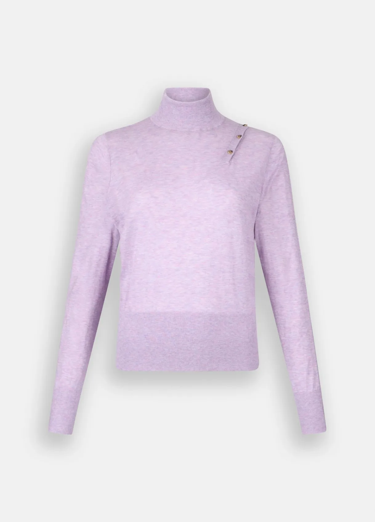 Liu Jo Pull à col roulé en coton et cachemire|Femme Mailles