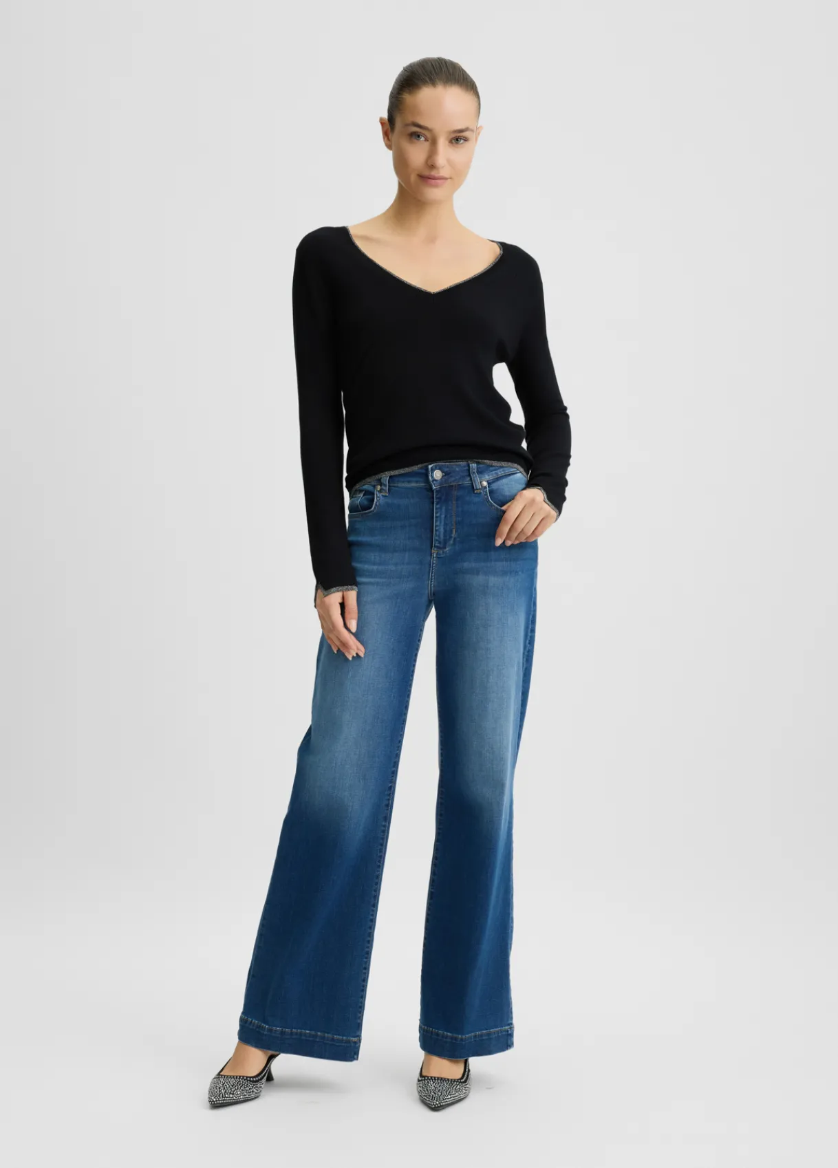 Liu Jo Pull à encolure en V|Femme Mailles